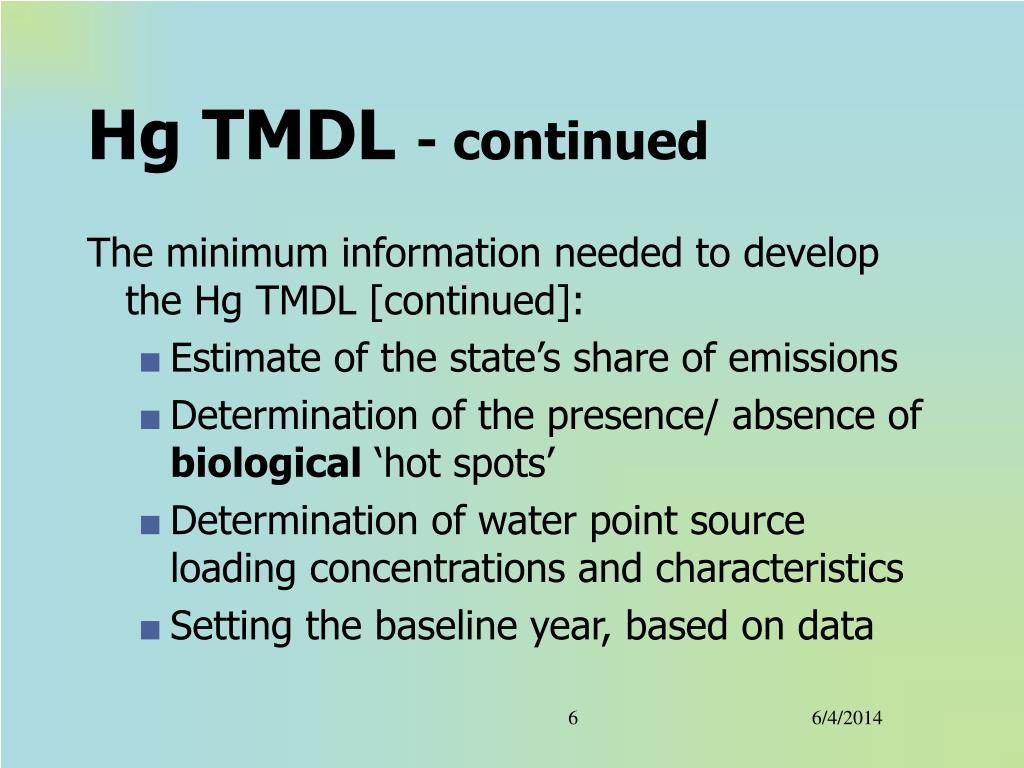 PPT Hg TMDL Approval Process PowerPoint Presentation, free download