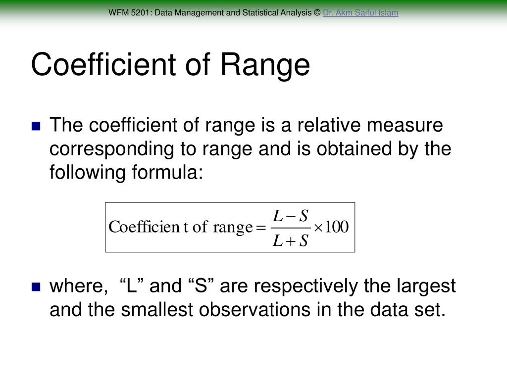 PPT WFM 5201 Data Management and Statistical Analysis PowerPoint