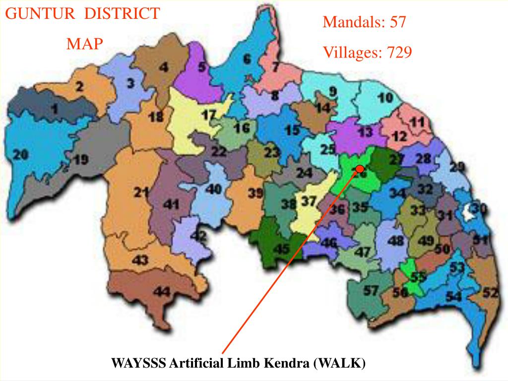 Guntur District Map With Villages PPT WALK PROJECT WAYSSS Yadavallivari Street, Kothapet, Guntur522