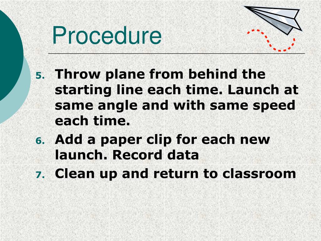 PPT Paper Airplane Experiment PowerPoint Presentation, free download