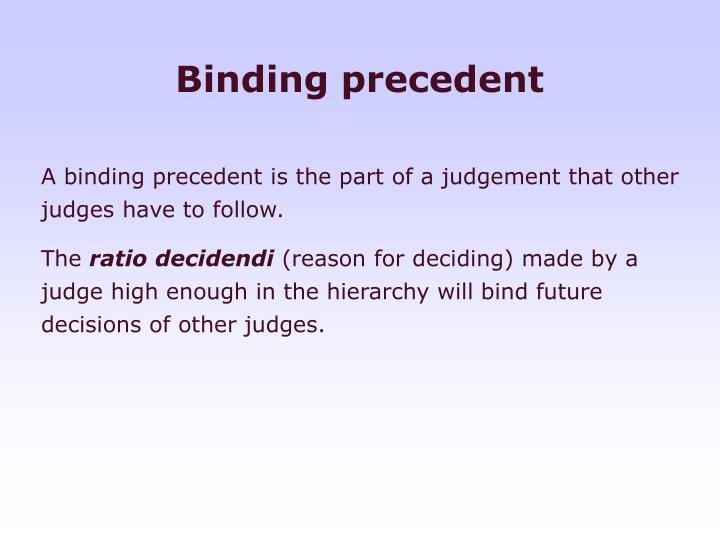 PPT Judicial Precedent PowerPoint Presentation ID973671