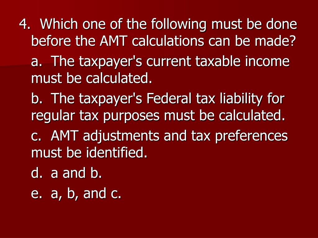 PPT Alternative Minimum Tax PowerPoint Presentation, free download