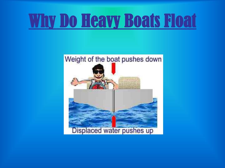 PPT Why Boats Float PowerPoint Presentation ID978496