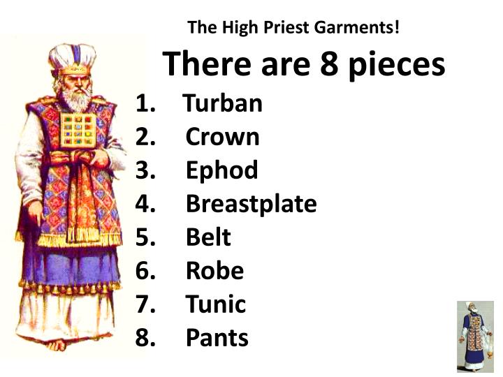 PPT The Priestly Garments PowerPoint Presentation ID978516