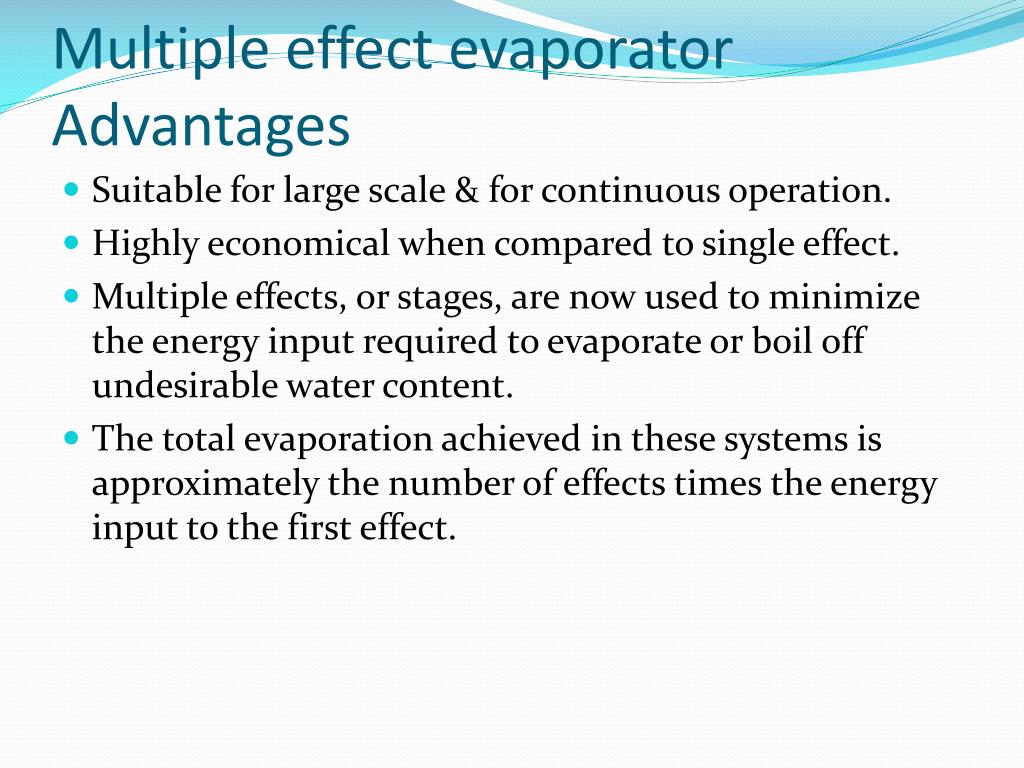 PPT MUTLIPLE EFFECT EVAPORATORS PowerPoint Presentation, free