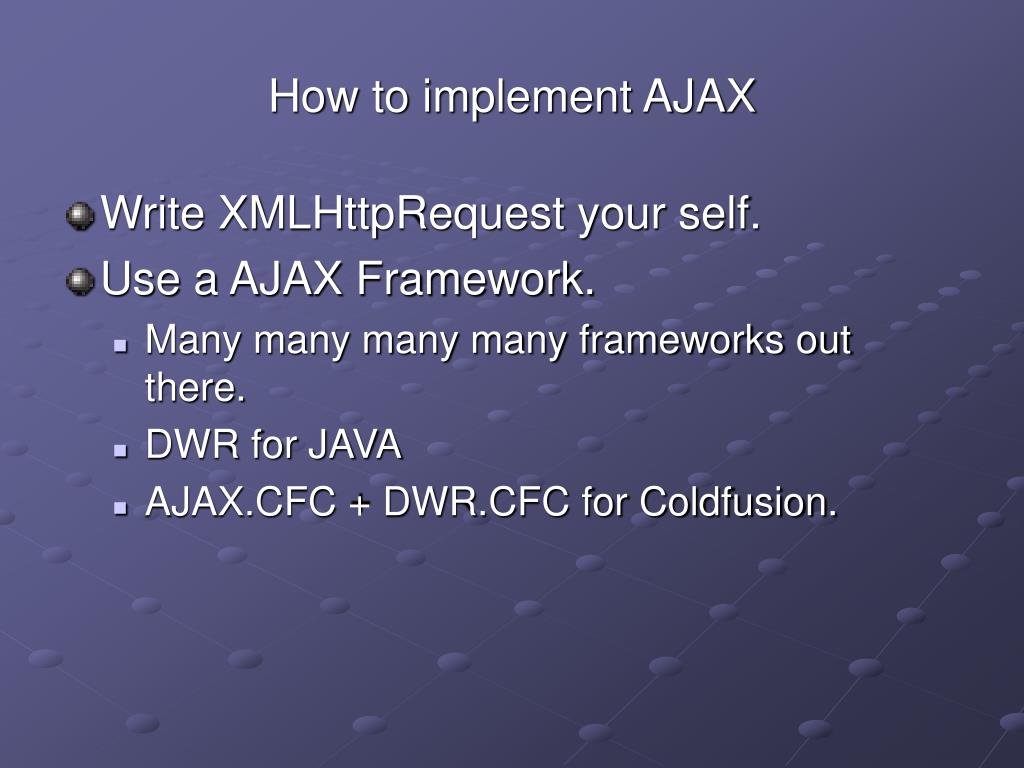 PPT AJAX PowerPoint Presentation, free download ID980044