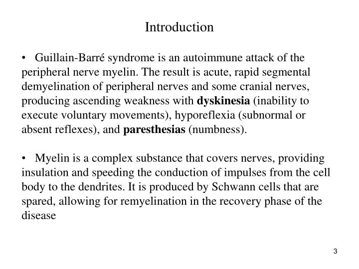 PPT GuillianBarre Syndrome PowerPoint Presentation ID984567