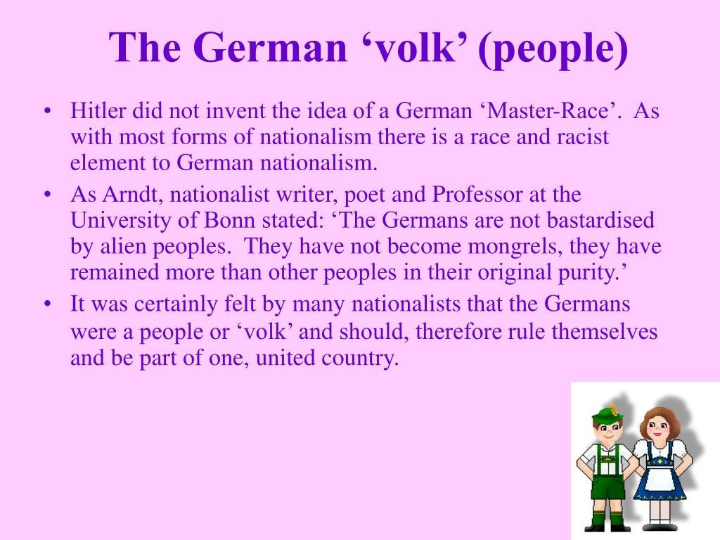 PPT Factors favouring Nationalism in the German States in 1815