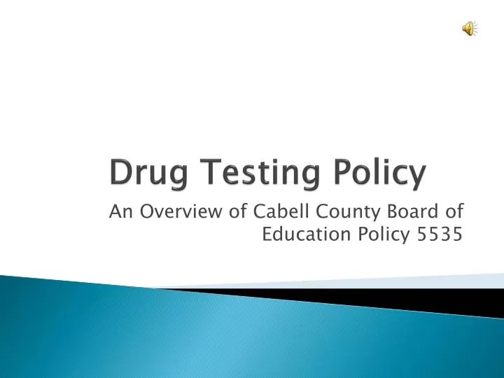 PPT Drug Testing Policy PowerPoint Presentation, free download ID986821