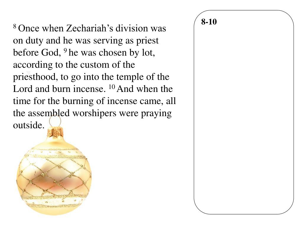 PPT The Story of Zechariah PowerPoint Presentation, free download