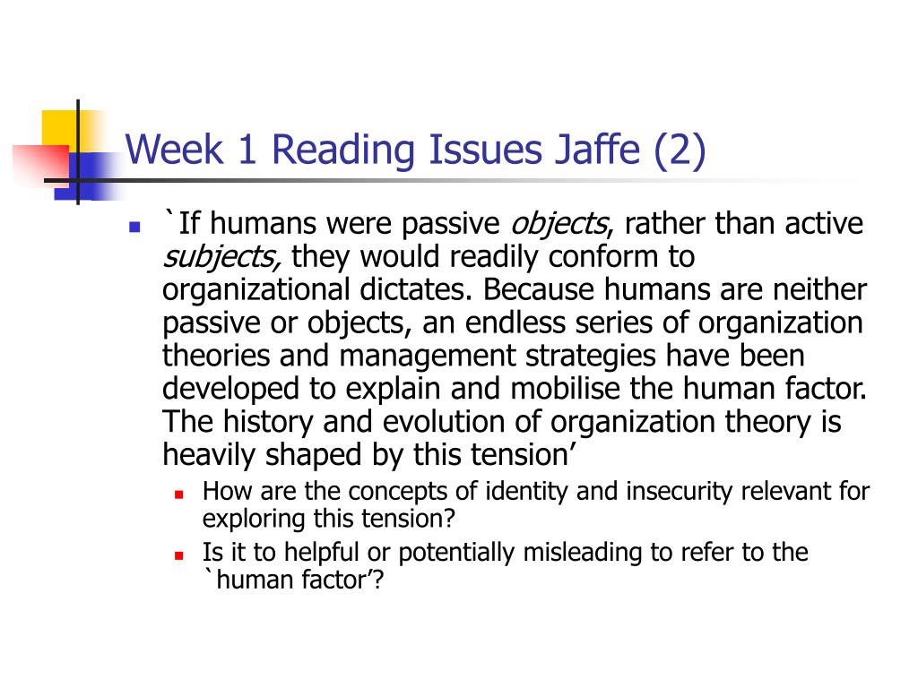 Jaffee Organization Theory Tension And Change Pdf (2023)