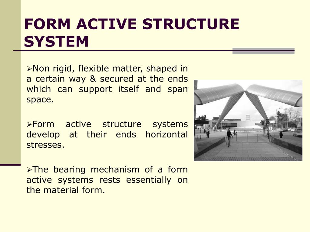 PPT [FORM ACTIVE STRUCTURE SYSTEM] PowerPoint Presentation, free