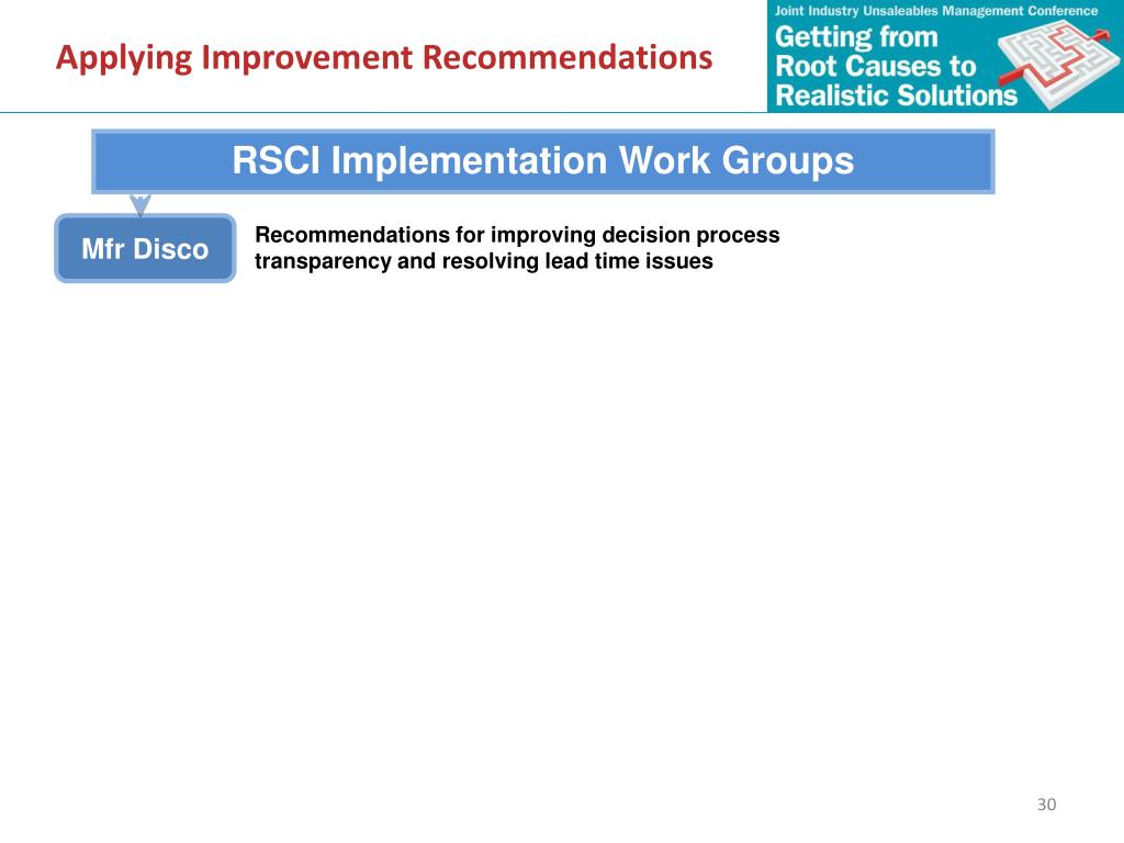 PPT Reverse Supply Chain Improvement Project Building a Future State