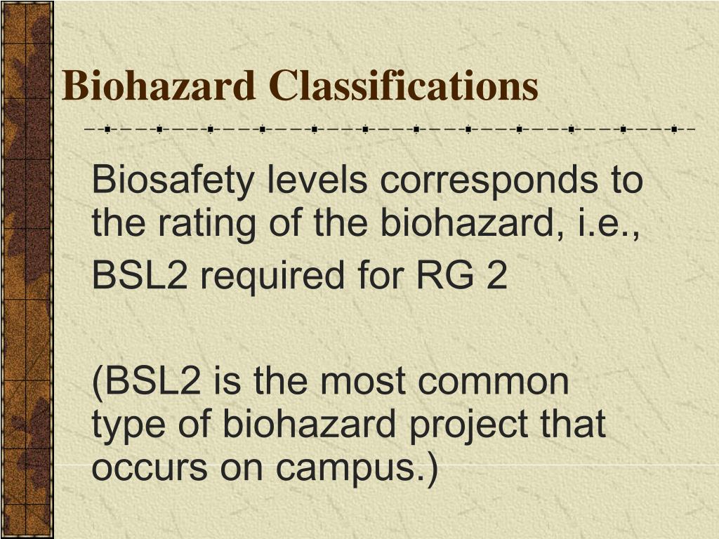 PPT Biological Safety Training PowerPoint Presentation, free download
