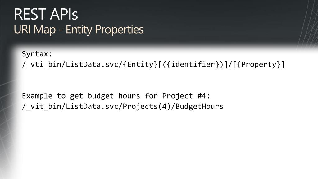 PPT Developing with REST and LINQ in SharePoint 2010 PowerPoint Presentation ID992426