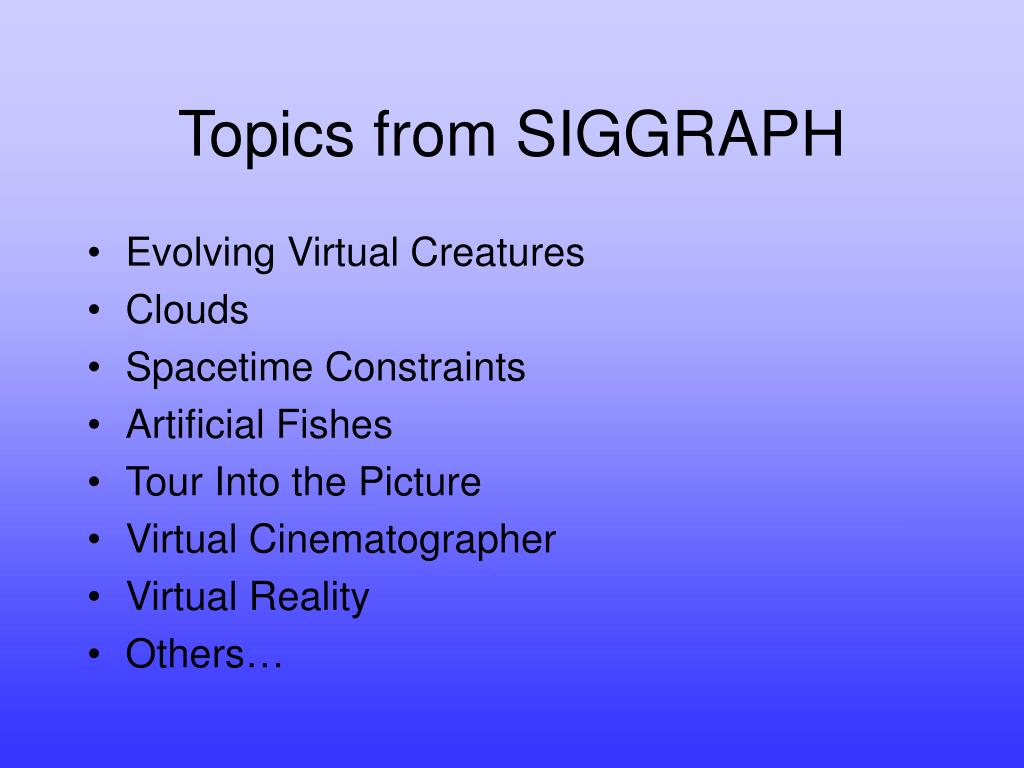 PPT CS 551/851 Advanced Computer Graphics PowerPoint Presentation