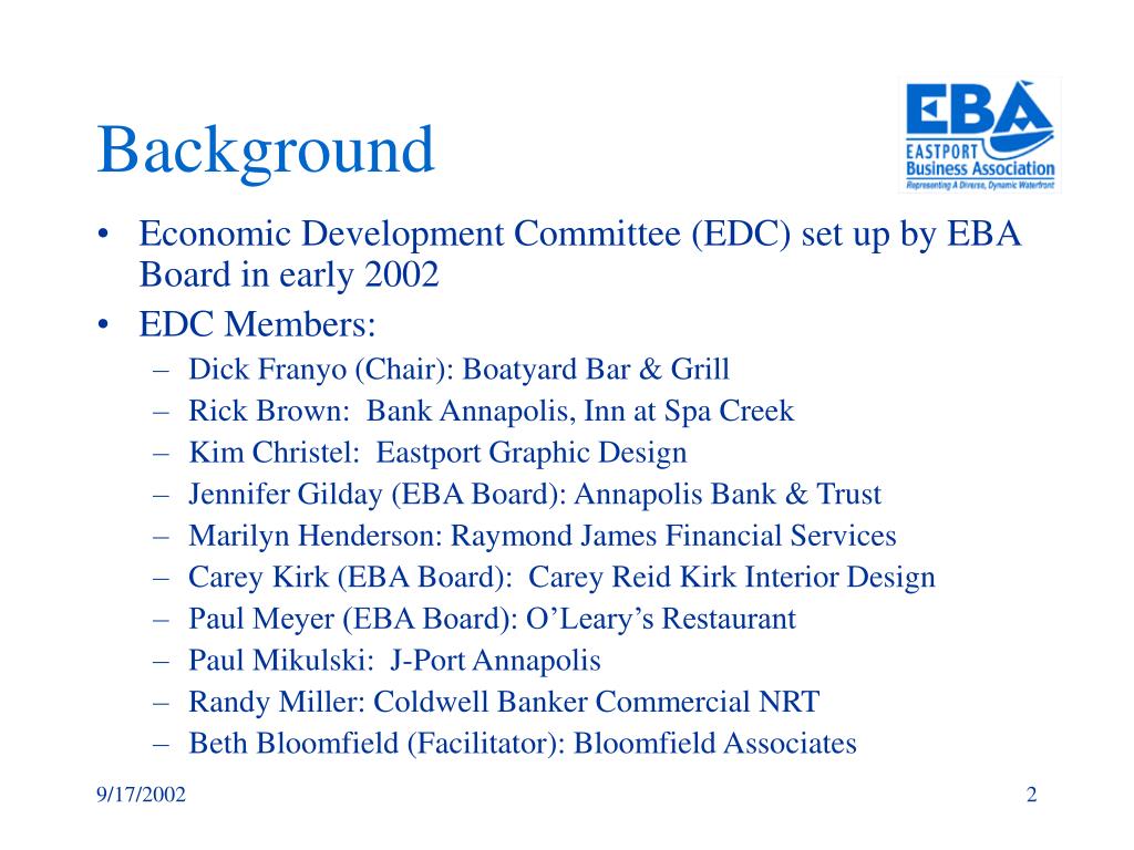 PPT Life and Work in Eastport A Vision for Our Future PowerPoint Presentation ID993069