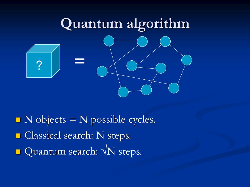 PPT Quantum algorithms with polynomial speedups PowerPoint