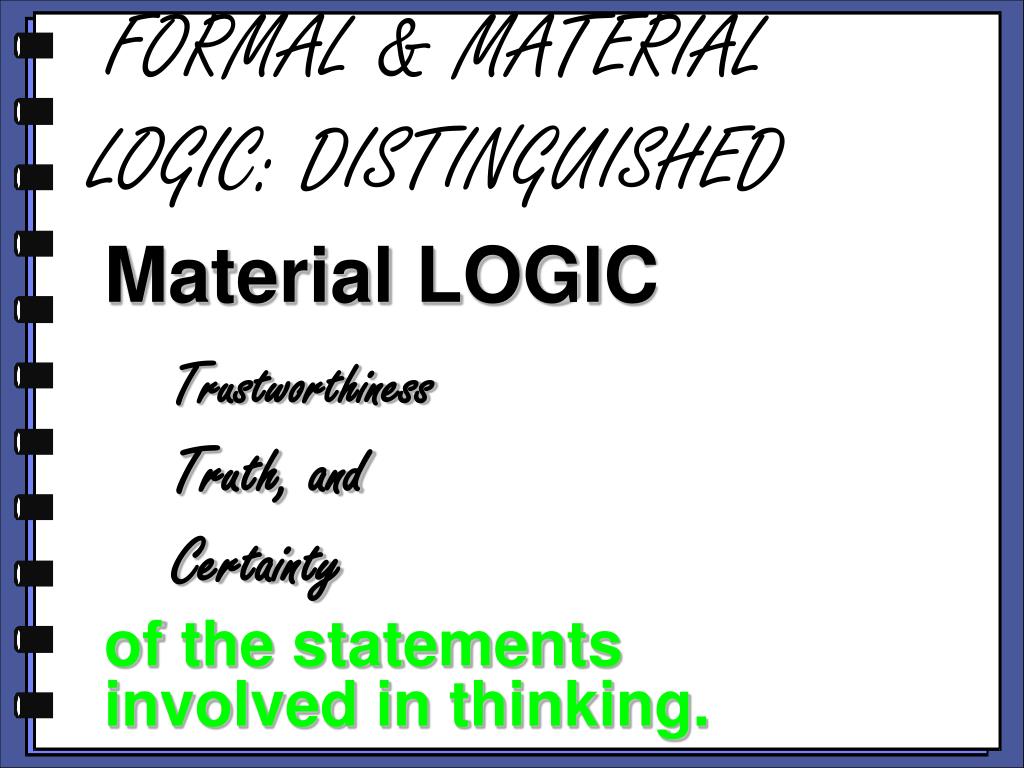 PPT LOGIC PowerPoint Presentation, free download ID994513