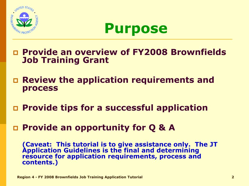 PPT BROWNFIELDS Job Training PowerPoint Presentation, free download
