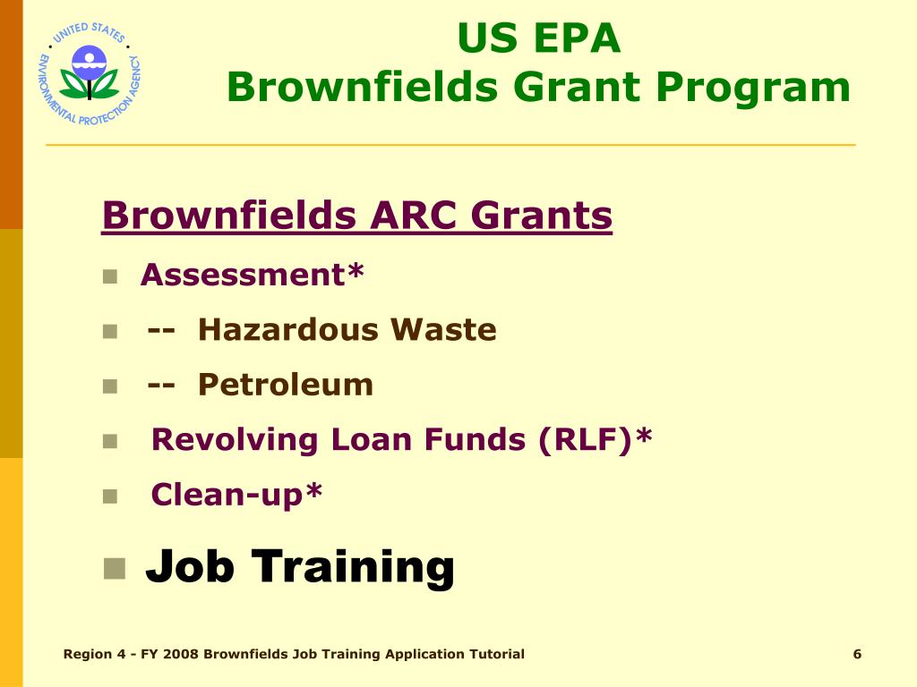 PPT BROWNFIELDS Job Training PowerPoint Presentation, free download