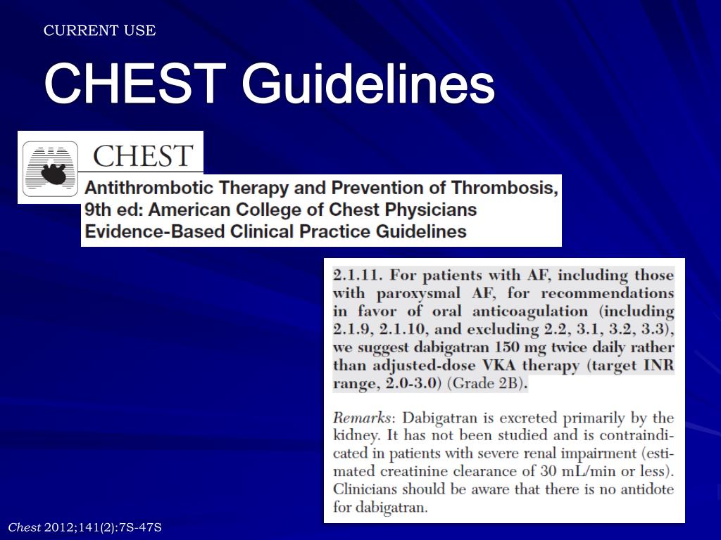 PPT CHEST Guidelines 2012 Update PowerPoint Presentation, free
