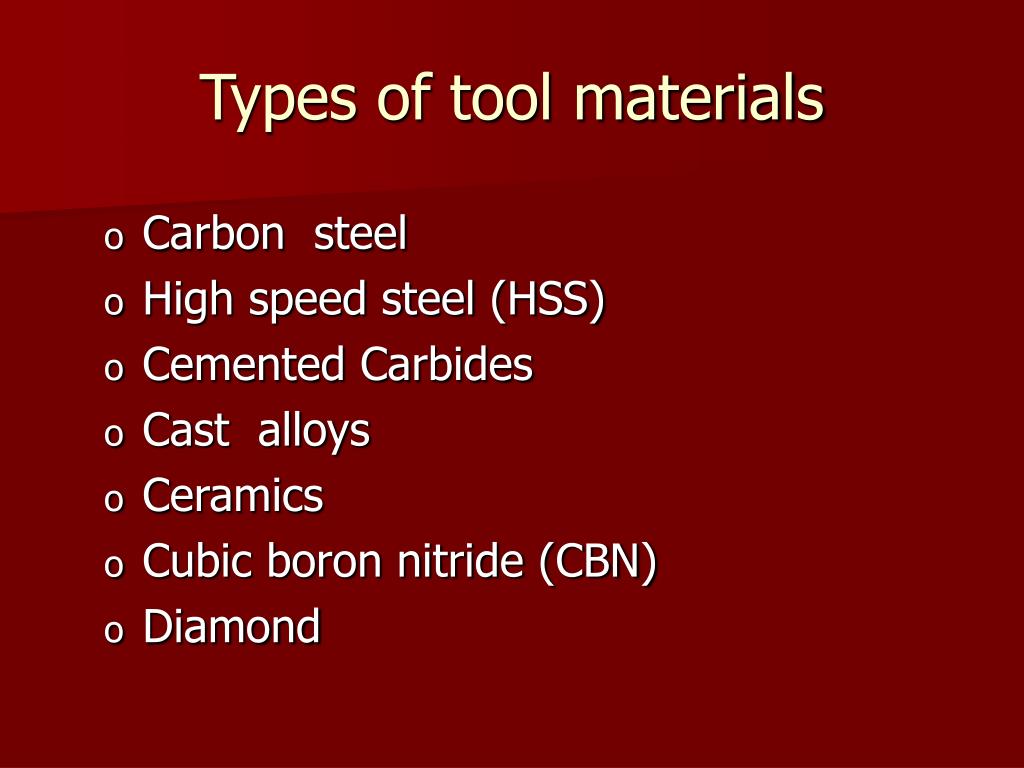 PPT Cutting Tool Materials PowerPoint Presentation, free download