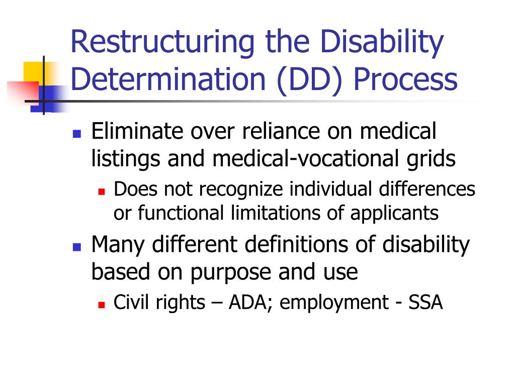 PPT Reforming the Social Security Disability System A Clarion Call
