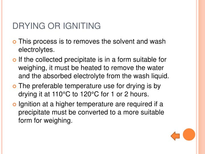 PPT PRINCIPLE OF GRAVIMETRIC ANALYSIS GROUP 1 MIC 3A1 PowerPoint