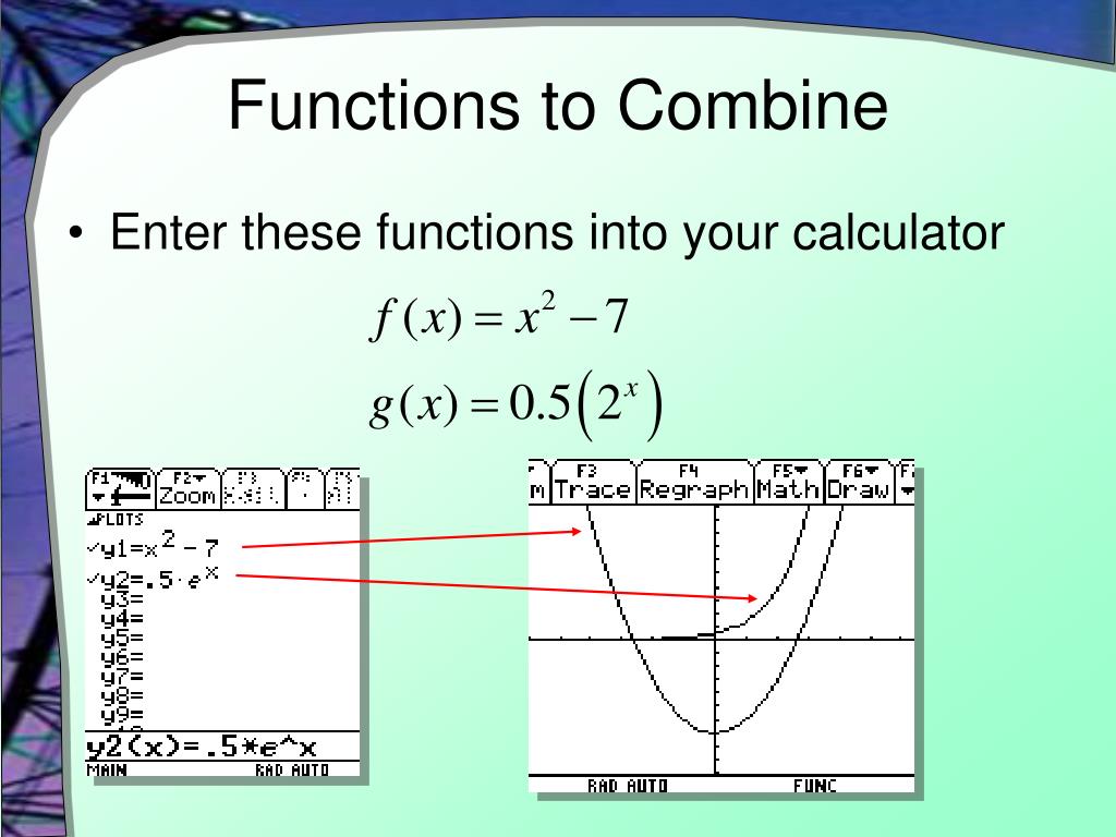 PPT Combination of Functions PowerPoint Presentation, free download