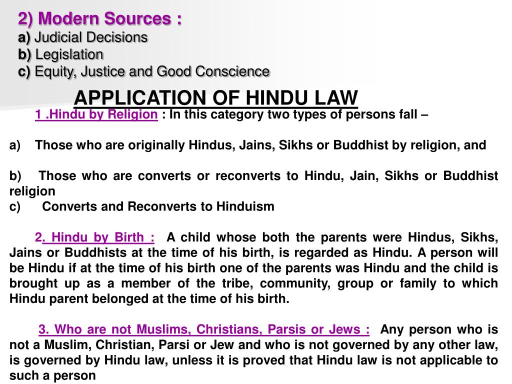 PPT SOURCES OF HINDU LAW PowerPoint Presentation, free download ID