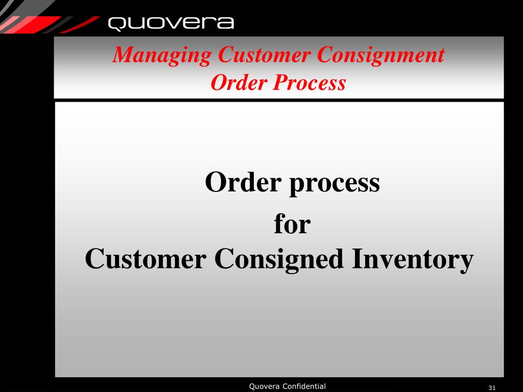 PPT Managing Customer Consignment Inventory PowerPoint Presentation
