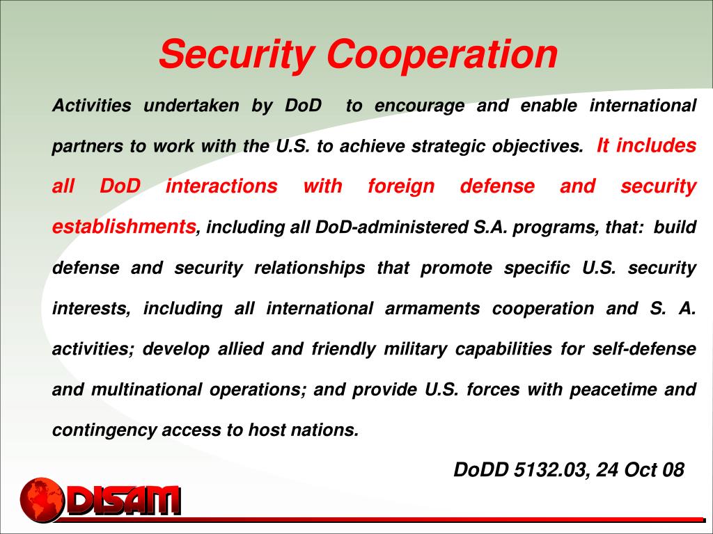 PPT Security Cooperation Programs PowerPoint Presentation, free