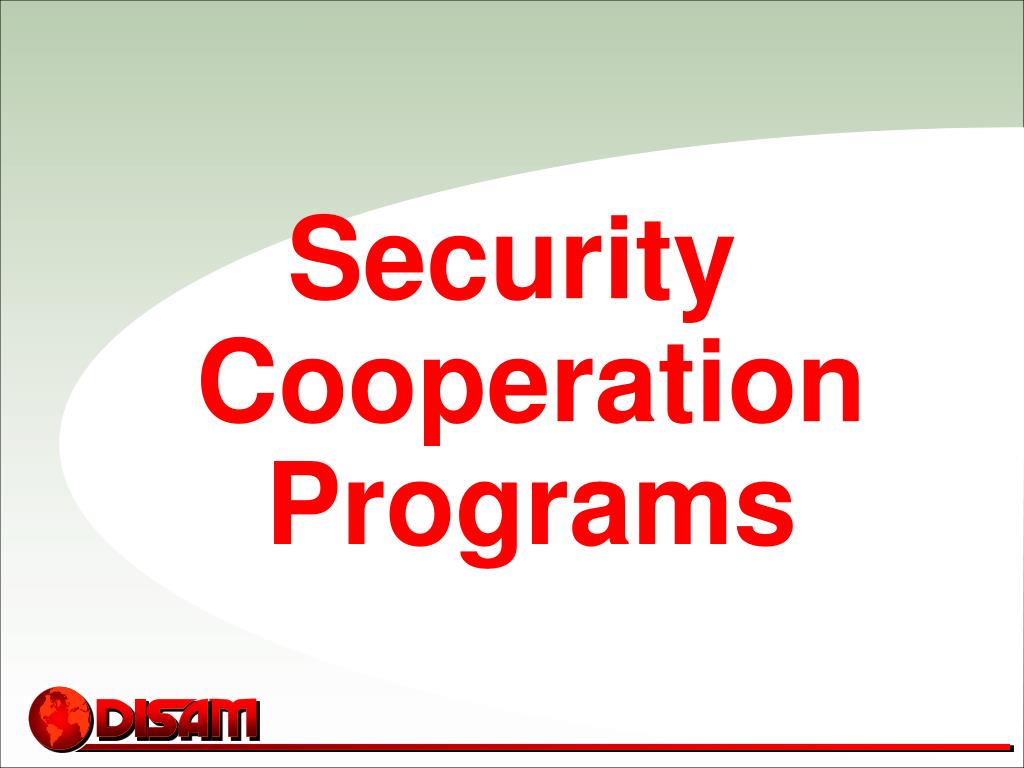 PPT Security Cooperation Programs PowerPoint Presentation, free