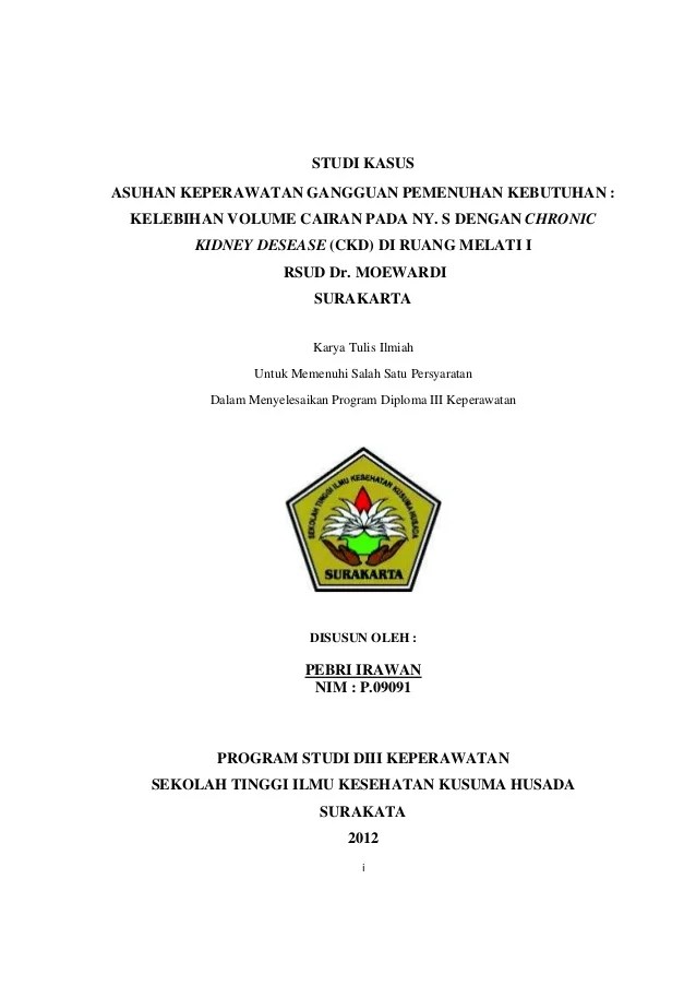 Kumpulan Judul Skripsi Keperawatan Medikal Bedah