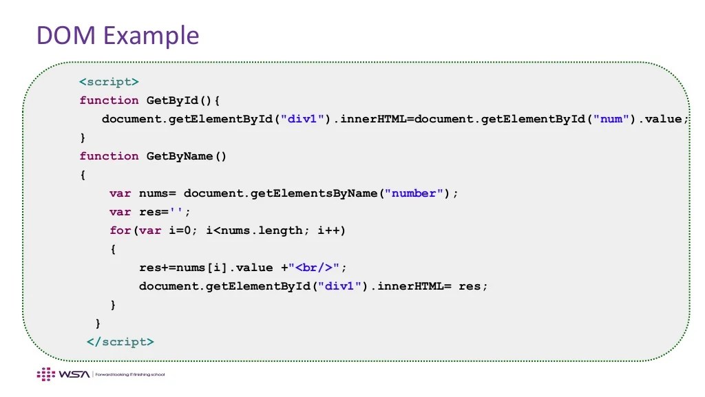 JavaScript Chapter 12 Document Object Model