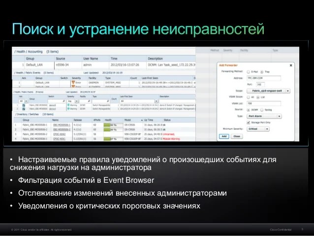 Cisco Prime Data Center Network Manager эффективное средство для уп…