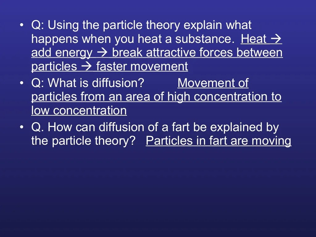 U1L2 Particle theory of matter