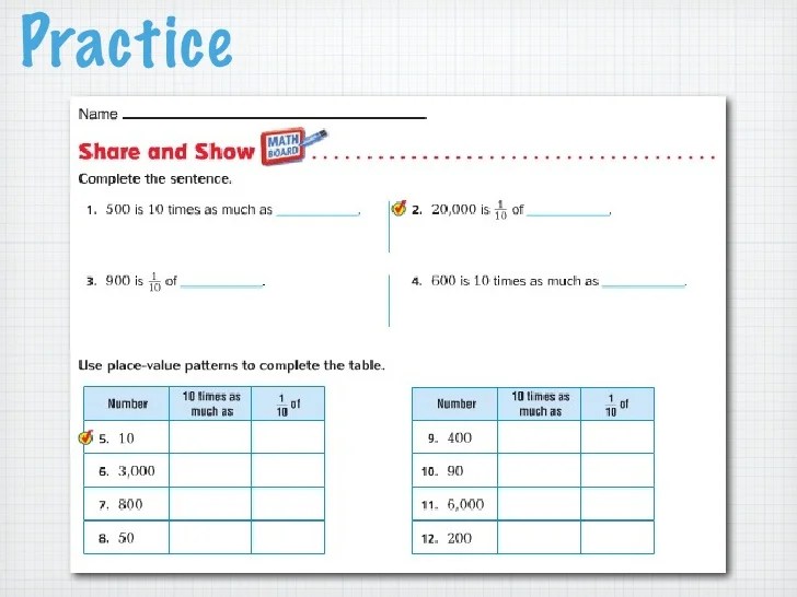 Go Math! 11 Place Value and Patterns