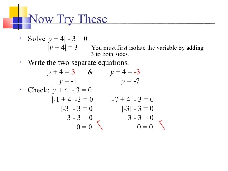1.7 solving absolute value equations part 2