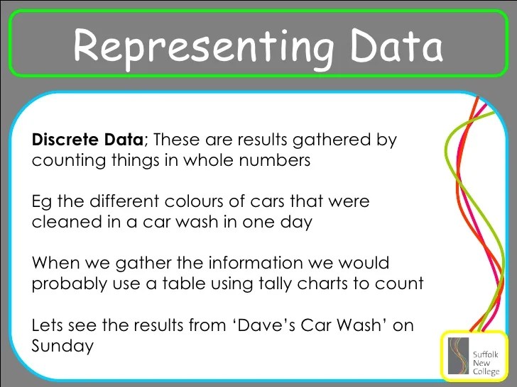 discrete and continuous data