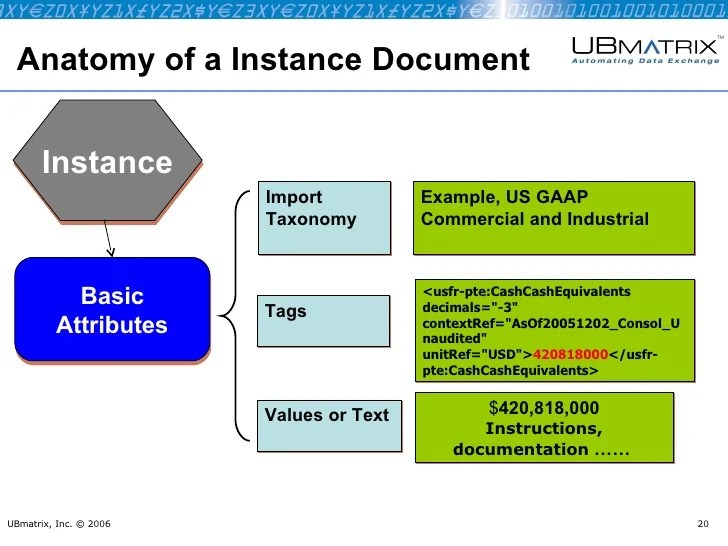 110 Introduction To Xbrl Taxonomies And Instance Documents Sept 2007