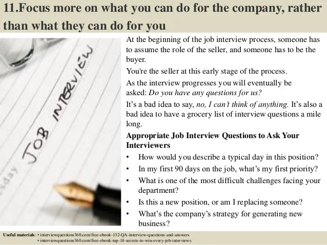 132 qa interview questions and answers pdf