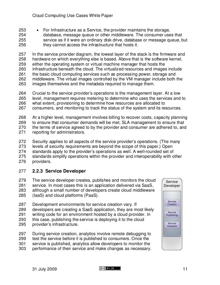 Cloud Computing Use Cases Whitepaper Cloud Computing Use Cases Whitepaper