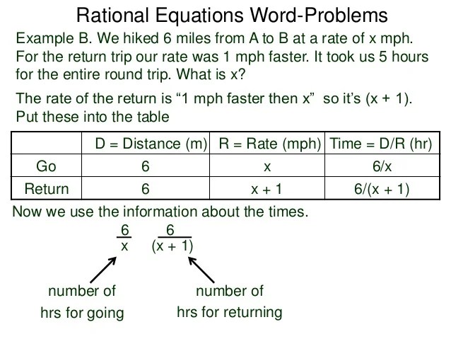 2 5 rational equations wordproblems