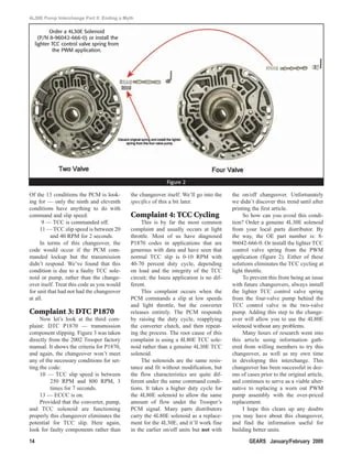 4L30E Pump Interchange Part II | PDF