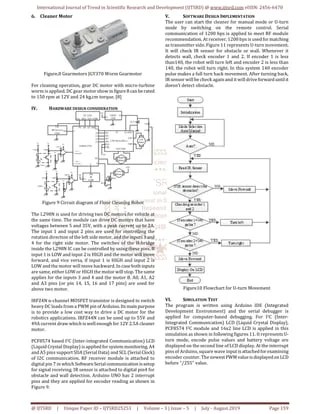 Automatic Floor Cleaning Robot using Encoder | PDF