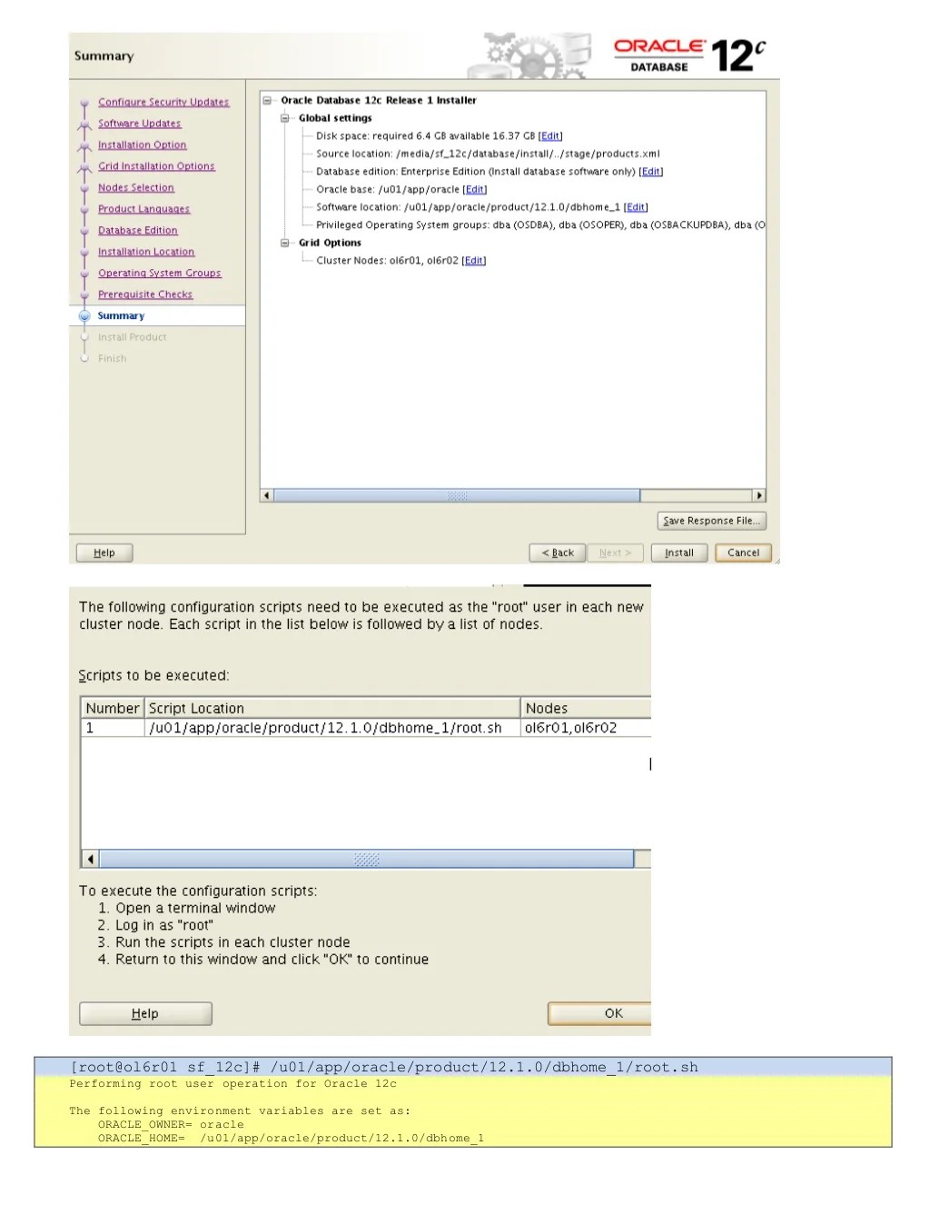 Information Technology Oracle 12c 2 Nodes sandbox RAC environment on