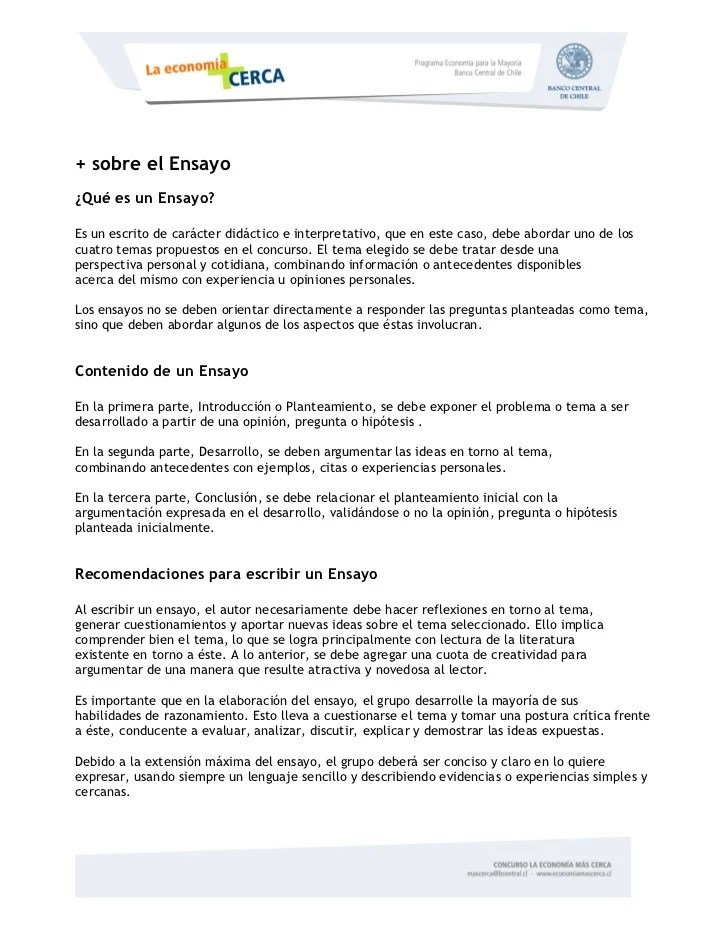 Temas Para Un Ensayo Facil - abstractor