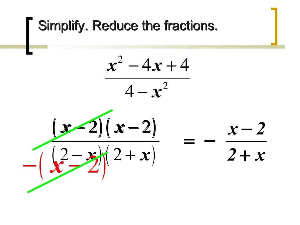 31 algebraic fractions (1)
